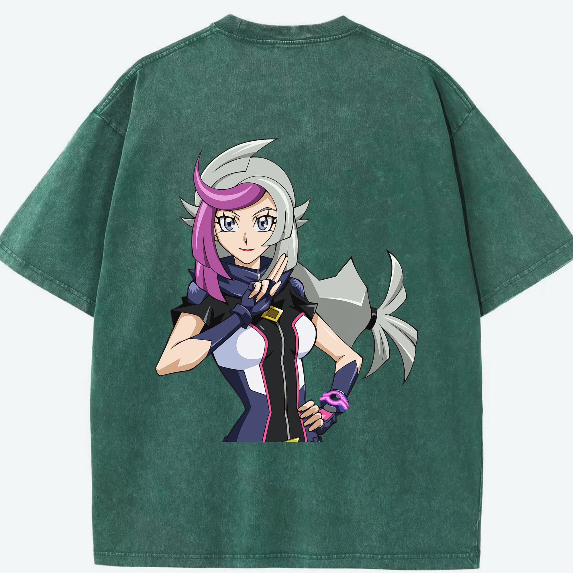 （画像用） 遊☆戯☆王 Yu-Gi-Oh! 綿100% ヴィンテージ風 半袖Tシャツ（背面プリント）